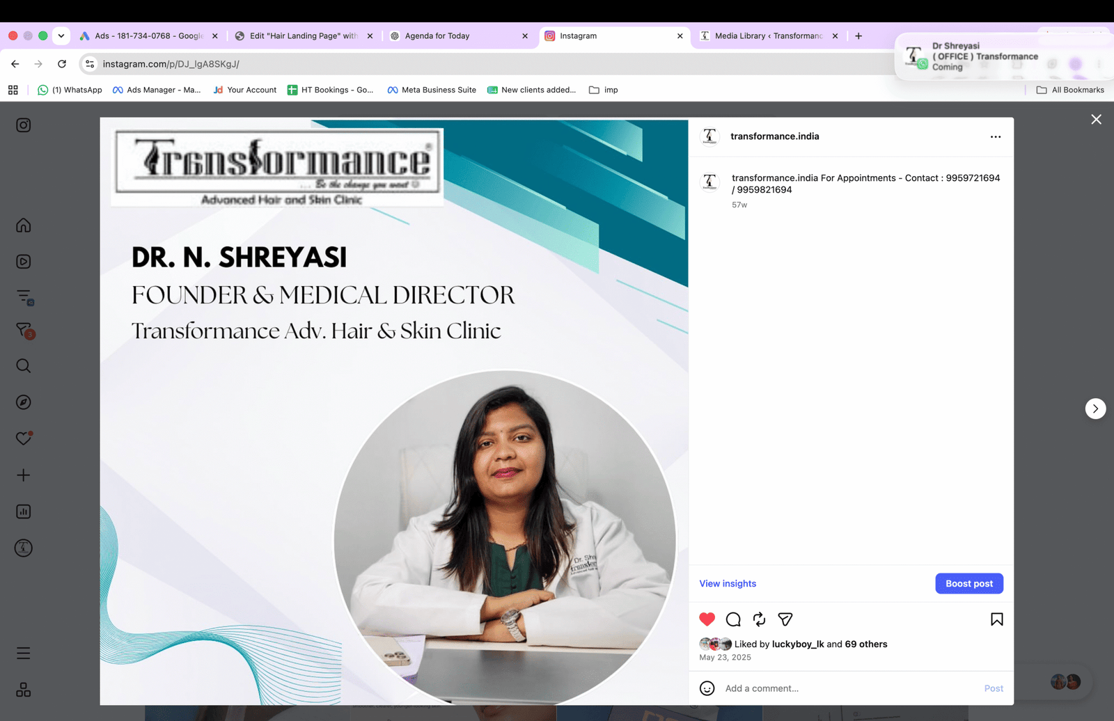 Dr N Shreyasi